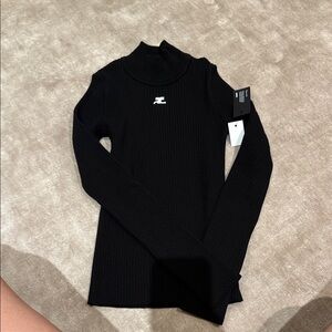 Elegant Black Turtleneck Sweater